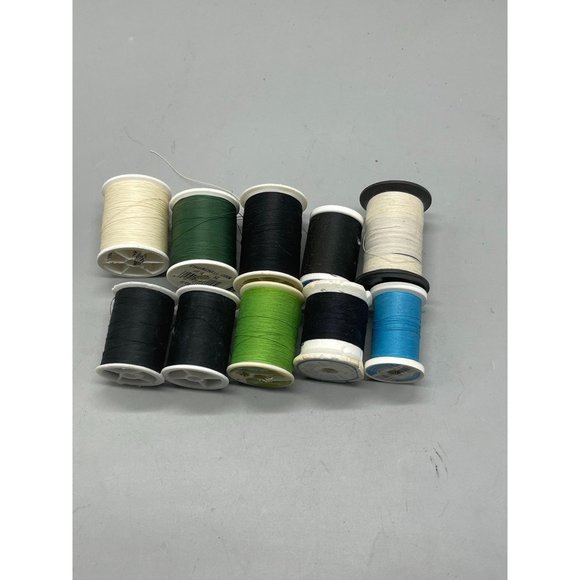 10 spools of polyester thread varying colors and sizes READ see photos - Picture 2 of 5